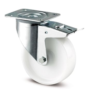 "Heavy duty PU caster wheels for industrial and furniture use - Alok Plastics"