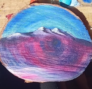 Centre (wood/oil) Kylee Nicole Smith