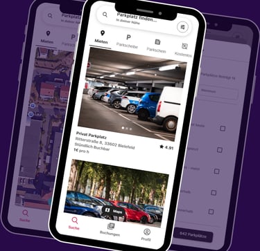 Ein Foto von der Wirparken App als Handy Format