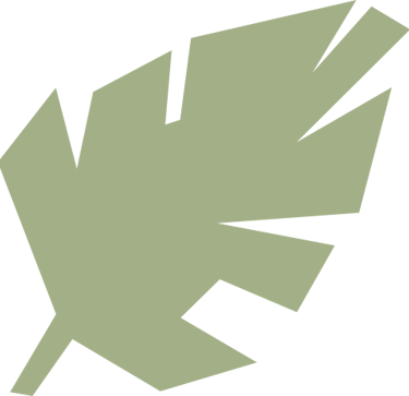 Woodcut of a leaf.