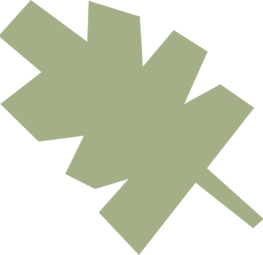 Woodcut of a leaf.