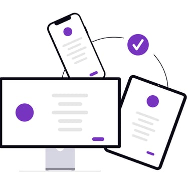 Cloud sync illustration showing fast and secure video downloading from multiple platforms like YouTube, Instagram, and TikTok