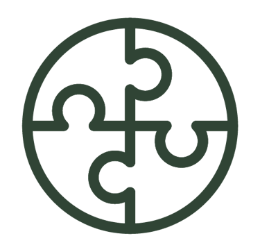 icono que simboliza la integración de las partes