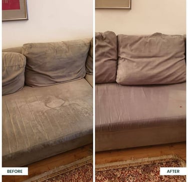 furnicher before after cleaning 