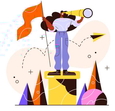 Illustration sensorielle symbolisant transformation intérieure et écoute bienveillante