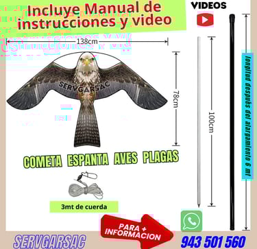 cometa espanta aves servgarsac