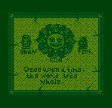 Snow Bros. Game Boy Ancient Tablet