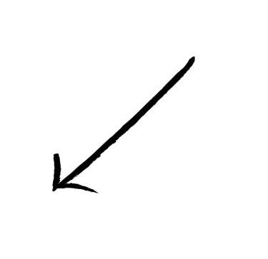 a black and white photo of a arrow pointing upward