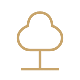 Ícono de árbol, jardín y sector de quincho con parrilla