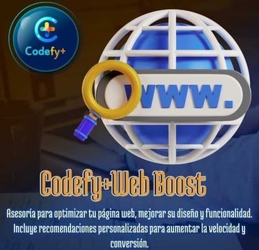 "Asesoría web personalizada para mejorar tu presencia online | Codefy+"