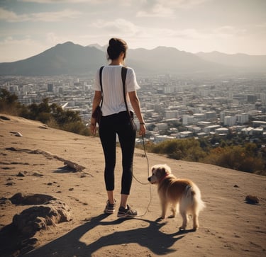 woman wearing black crew-neck shirt