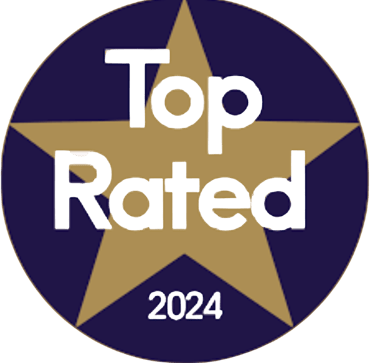 icône top rated 2024 trustwell pour le salon medi kiss dermaclinic