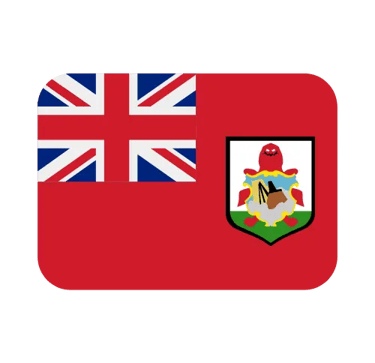 The national flag of Bermuda featuring the British Union Jack and the red lion coat of arms.