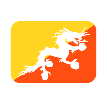 Bandera de Bután
