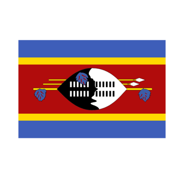 Bandera de Esuatini.