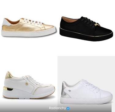 TENIS METALIZADOS