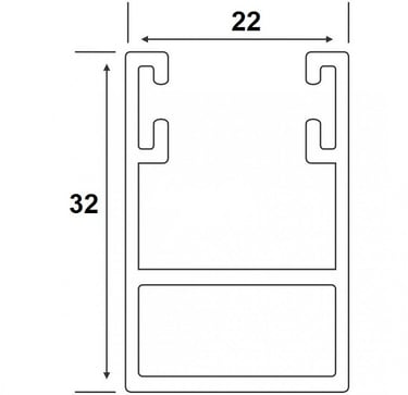 Ghidaj pentru plase tip rulou - caseta din aluminiu vopsit in camp electrostatic - ASIROLL -