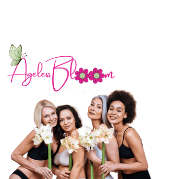 4 women holding flowers