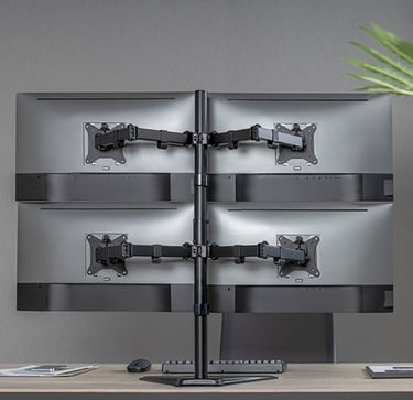 Singularity India Monitor Arms and Monitor stand supplier- dual monitor use case