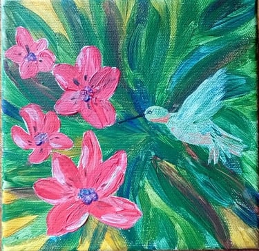 Jungle Flyer (painting) Kylee Nicole