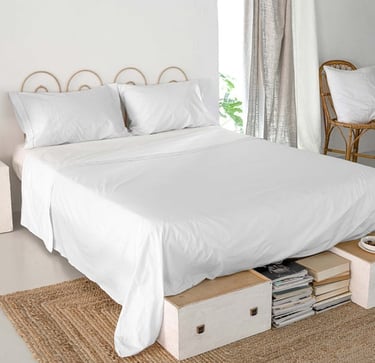 Queen size percale weave bedding set for hotels