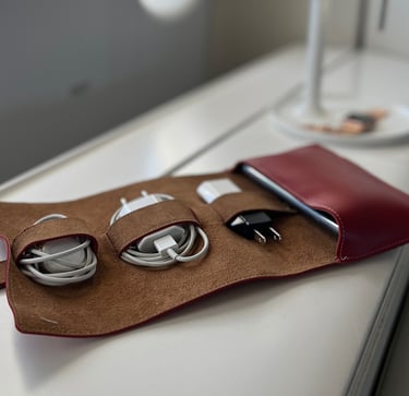 pochette de rangement pour cable pour le voyage