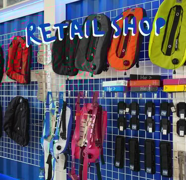 Sandy Beach Dive Academy offers scuba equipment for sale at our shops
