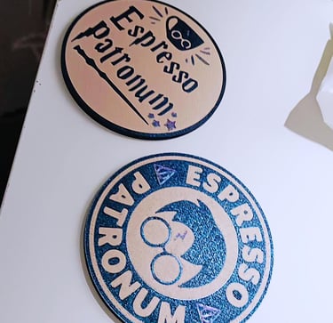 Funny customized cup coaster