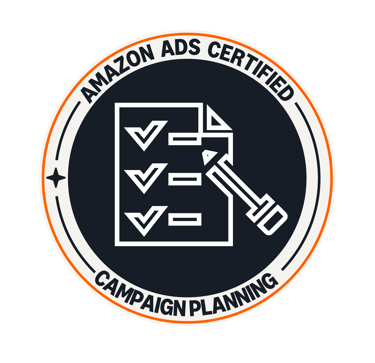 Amazon Ads Campaign Planning Certification Badge