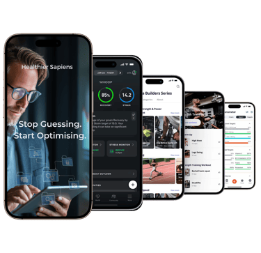 Executive reviewing health data on tablet - metabolic health coaching