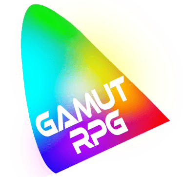 GAMUT RPG logo - Colours Merging