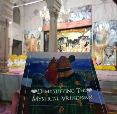 Demsytifying The Mystical Vrindavan Book at Radha Damodar Mandir