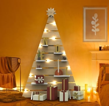 sapin de Noël en bois écoresponsable Simon Simone