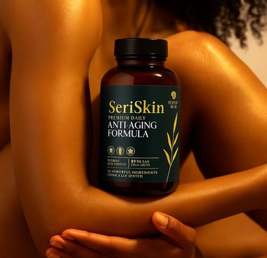 Model promoting seriskin