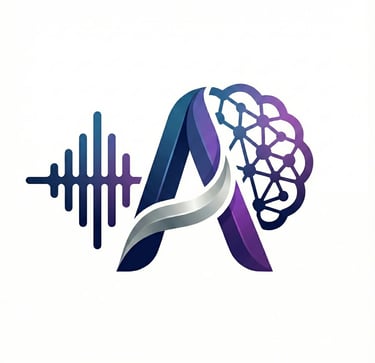 Symbole graphique du logo Appellia mêlant onde sonore et cerveau artificiel