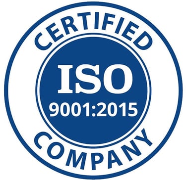 logo Certified ISO 9001:2015 Company