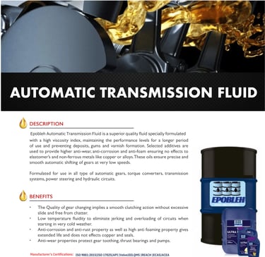 Automatic Transmission Fluid wholesale factory-direct price