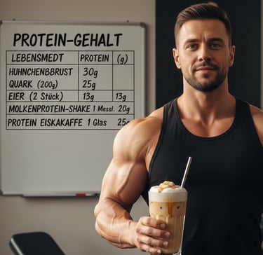 Protein Eiskaffee