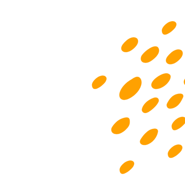einige orangene Farbstriche