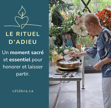 Rituel d’adieu personnalisé lors d’une célébration de vie Célébra