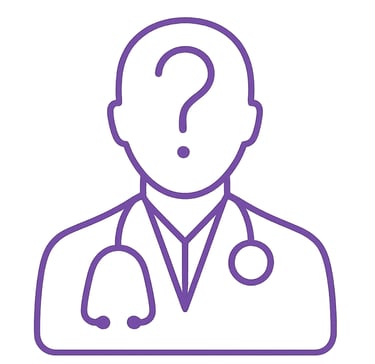 strategy diagnostic icon of stylised Dr