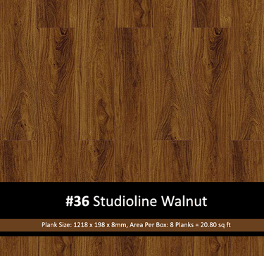Studioline Walnut Laminate Flooring