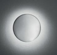 Aplique de pared ECLIPSE con efecto de halo luminoso circular indirecto