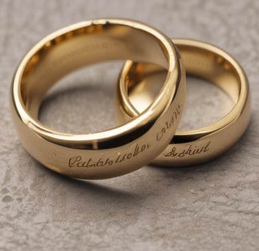 Jewelry artisan engraving a personalized piece with a laser tool
