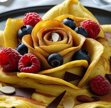 Come fare omelette dolce vegetariana