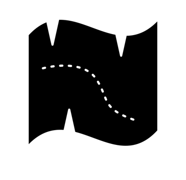 Icon of a map on an AI strategy and AI tools website