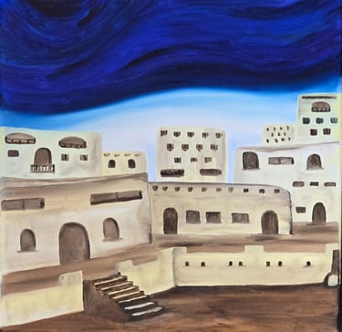 Nomad Hometown (painting) Kylee Nicole Smith