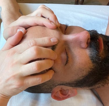 a guy giving another guy somatic bodywork