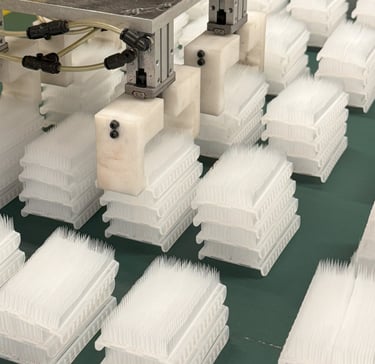 cepillos plástico hospitales reciclables