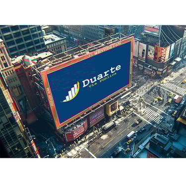 GRAN PANTALLA LED DUARTE VIA PUBLICA